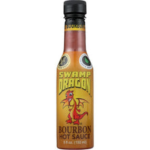 Load image into Gallery viewer, SWAMP DRAGON: Sauce Hot Bourbon, 5 fo
