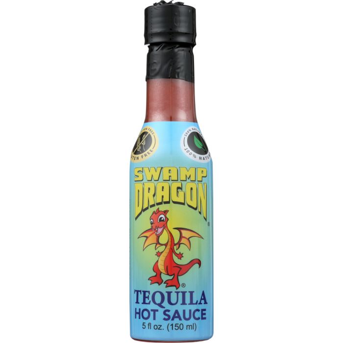 SWAMP DRAGON: Tequila Hot Sauce, 5 oz