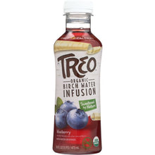 Load image into Gallery viewer, TREO: Organic Birch Water Infusion Blueberry, 16 oz
