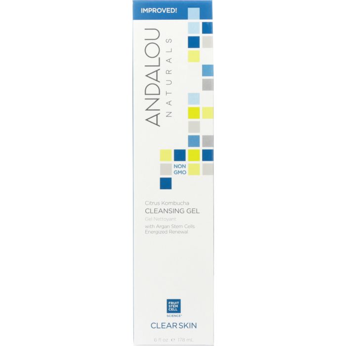 ANDALOU NATURALS: Cleansing Gel Citrus Kombucha Clarifying, 6 oz