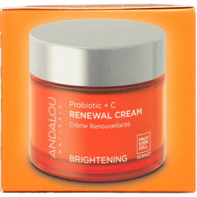 Load image into Gallery viewer, ANDALOU NATURALS:  Renewal Cream Probiotic + C Brightening, 1.7 oz
