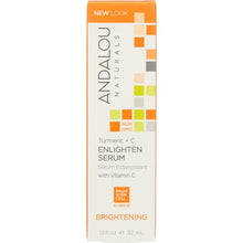 Load image into Gallery viewer, ANDALOU NATURALS: Turmeric + C Enlighten Serum Brightening, 1.1 Oz
