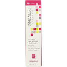 Load image into Gallery viewer, ANDALOU NATURALS: 1000 Roses Eye Revive Contour Gel Sensitive, 0.6 oz
