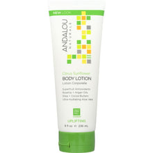 Load image into Gallery viewer, ANDALOU NATURALS: Uplifting Body Lotion Citrus Sunflower, 8 oz
