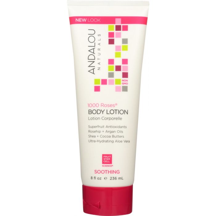 ANDALOU NATURALS: 1000 Roses Soothing Body Lotion, 8 oz