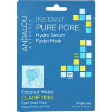 Load image into Gallery viewer, ANDALOU NATURALS: Instant Pure Pore Hydro Serum Facial Mask Clarifying, 0.6 oz
