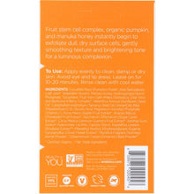 Load image into Gallery viewer, ANDALOU NATURALS: Instant Brightening Face Mask Pumpkin and Honey, 0.28 oz
