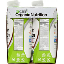 Load image into Gallery viewer, ORGAIN: Organic Nutritional Shake Creamy Chocolate Fudge 4 count, 44 oz
