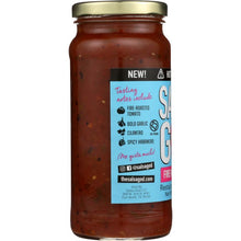 Load image into Gallery viewer, SALSA GOD: Salsa Hot and Spicy Fire Roasted Red, 16 oz
