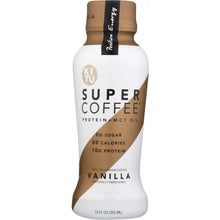 Load image into Gallery viewer, SUNNIVA SUPER COFFEE: Coffee Vanilla Bean Bottle, 12 oz

