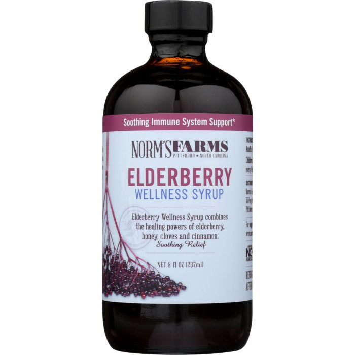 NORMS FARMS: Syrup Elderberry Wellness, 8 fo