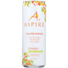 Load image into Gallery viewer, ASPIRE: Energy Drink Mango Lemonade Single, 12 fo
