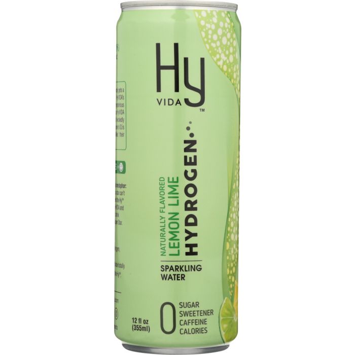 HYVIDA: Water Sparkling Lemon Lime, 12 fo