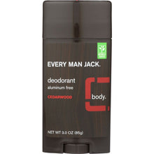 Load image into Gallery viewer, EVERY MAN JACK: Deodorant Stick Aluminum Free Cedarwood, 3 oz
