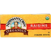 Load image into Gallery viewer, NEWMANS OWN ORGANIC: Organic Raisins 1 oz 6 Pack, 6 oz
