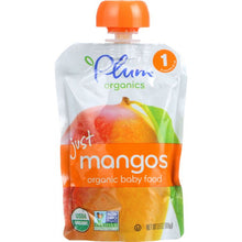 Load image into Gallery viewer, PLUM ORGANICS: Baby Puree Just Fruit Mango, 3.5 oz
