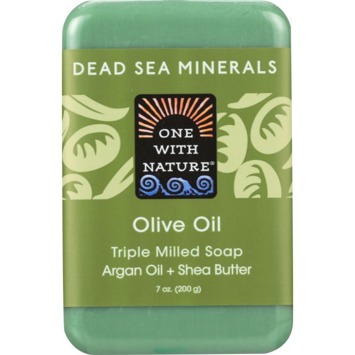 ONE WITH NATURE: Olive with Dead Sea Minerals Soap Bar, 7 oz