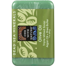 Load image into Gallery viewer, ONE WITH NATURE: Olive with Dead Sea Minerals Soap Bar, 7 oz
