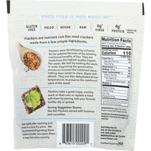 Load image into Gallery viewer, DOCTOR IN THE KITCHEN: Flackers Flax Seed Crackers Sea Salt, 5 oz
