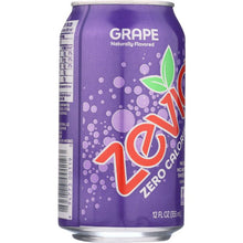 Load image into Gallery viewer, ZEVIA: All Natural Zero Calorie Soda Grape 6-12 fl oz, 72 fl oz
