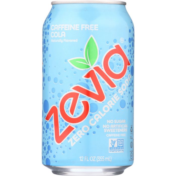 ZEVIA: Zero Calorie Soda Caffeine Free Cola 6-12 fl oz, 72 fl oz