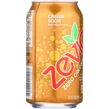 Load image into Gallery viewer, ZEVIA: All Natural Zero Calorie Cream Soda 6-12 fl oz, 72 fl oz
