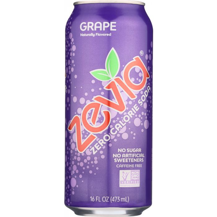 ZEVIA: Soda Grape, 16 fo