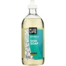 Load image into Gallery viewer, BETTER LIFE: Naturally Grease-Kicking Dish Soap Lemon Mint, 22 oz
