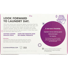 Load image into Gallery viewer, BETTER LIFE: Naturally Static Stomping Unscented Dryer Sheets, 80 pc
