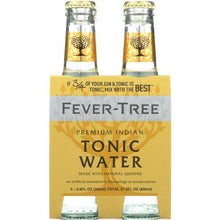 Load image into Gallery viewer, FEVER-TREE: Premium Indian Tonic Water 4x6.8 oz Bottles, 27.2 oz
