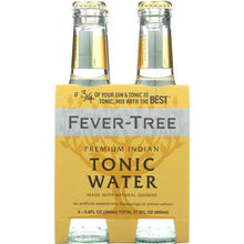 Load image into Gallery viewer, FEVER-TREE: Premium Indian Tonic Water 4x6.8 oz Bottles, 27.2 oz
