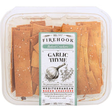 Load image into Gallery viewer, FIREHOOK: Garlic Thyme Baked Cracker, 8 oz
