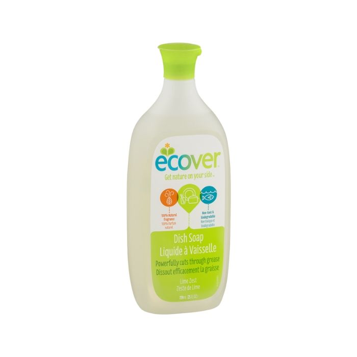 ECOVER: Liquid Dish Soap Lime Zest, 25 oz