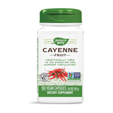 Load image into Gallery viewer, NATURES WAY: Cayenne Pepper 40,000 SHU/g, 100 vc
