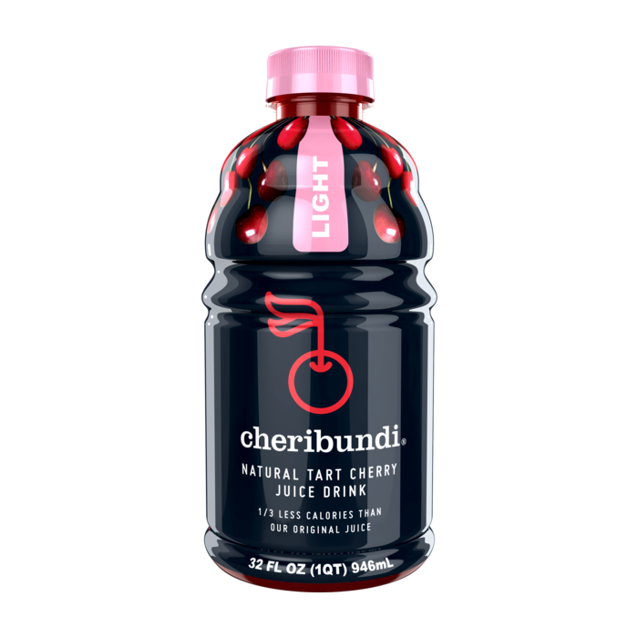 CHERIBUNDI: Light Natural Tart Cherry Juice, 32 fo