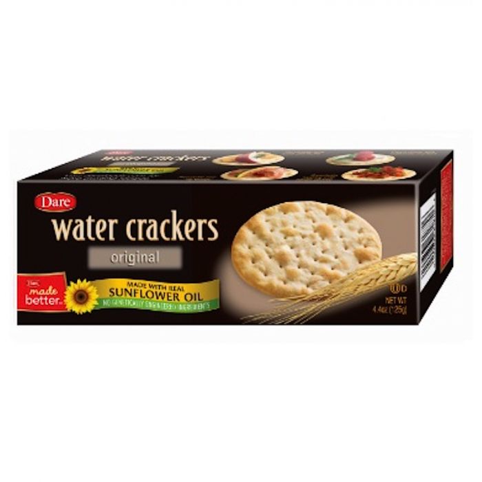 DARE: Water Crackers Original, 4.4 Oz