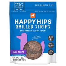 Load image into Gallery viewer, HAPPY HIPS: Dog Treat Duck Grilled Strips, 4 oz
