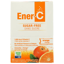 Load image into Gallery viewer, ENER C: Vitamin C Sugar Free Orange Packet, 30 pc
