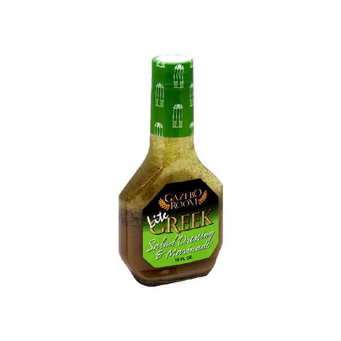 GAZEBO ROOM: Greek Lite Salad Dressing & Marinade, 16 oz