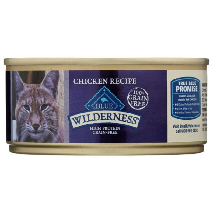 BLUE BUFFALO: Wilderness Adult Cat Food Chicken Recipe, 5.50 oz