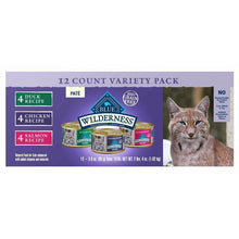 Load image into Gallery viewer, BLUE BUFFALO: Wilderness Variety Pack Cat Food, 12 ea
