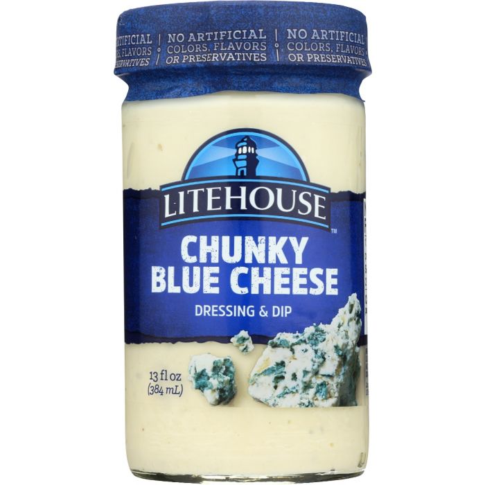 LITEHOUSE: Chunky Blue Cheese Dressing and Dip, 13 oz