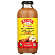 Load image into Gallery viewer, BRAGG: Organic Apple Cinnamon Apple Cider Vinegar Refreshers, 16 oz
