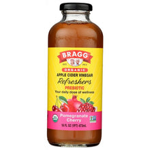 Load image into Gallery viewer, BRAGG: Organic Pomegranate Cherry Apple Cider Vinegar Refreshers, 16 oz
