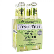 Load image into Gallery viewer, FEVER-TREE: Lemon Tonic Water 4x6.8 oz Bottle, 27.2 oz
