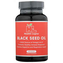 Load image into Gallery viewer, HEALTH LOGICS: Black Cumin Seed Oil, 100 softgels
