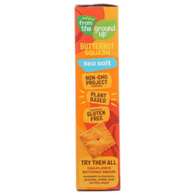 Load image into Gallery viewer, FROM THE GROUND UP: Butternut Squash Sea Salt Crackers, 4 oz
