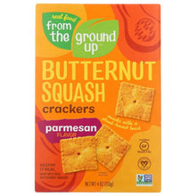Load image into Gallery viewer, FROM THE GROUND UP: Butternut Squash Parmesan Crackers, 4 oz
