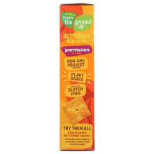 Load image into Gallery viewer, FROM THE GROUND UP: Butternut Squash Parmesan Crackers, 4 oz
