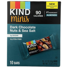 Load image into Gallery viewer, KIND: Dark Chocolate Nuts &amp; Sea Salt Minis, 7 oz
